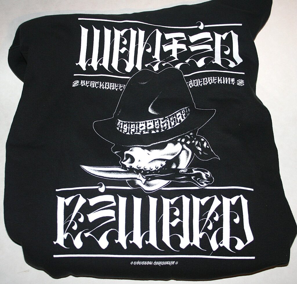 Black Dallas x Usugrow Scarface XL Zip Hoodie Sweatshirt