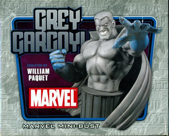 Grey Gargoyle Bust MIB Randy Bowen