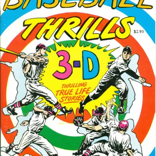 Baseball Thrills 3-D Comic LB Cole