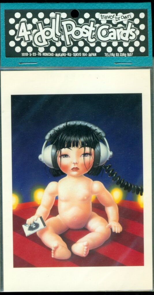Trevor Brown 4 Doll Postcard Set 1995 Book | Vicious Fun