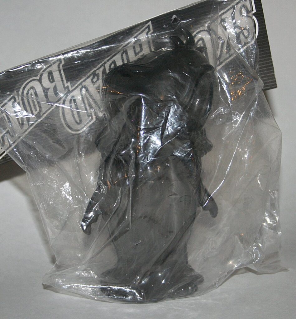 Skull Head Butt Monster Q #7 Black Ghost