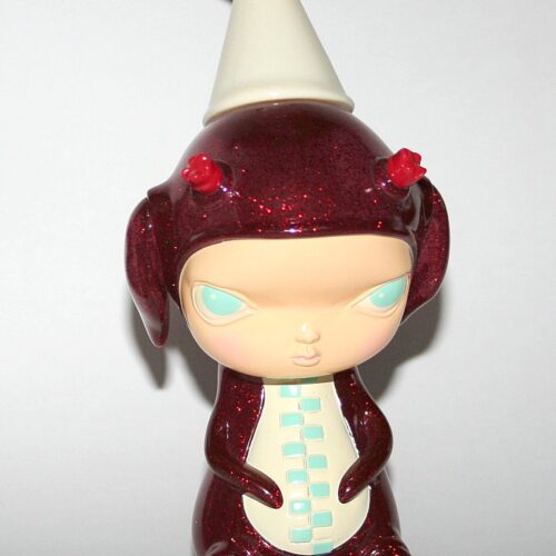 Circus Posterus Red Glitter Calliope Jackalope
