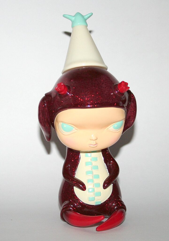 Circus Posterus Red Glitter Calliope Jackalope
