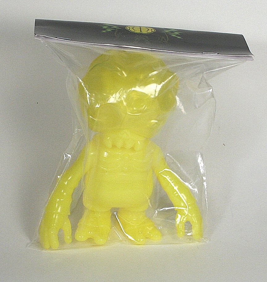 Secret Base Skull Brain Fluorescent Yellow