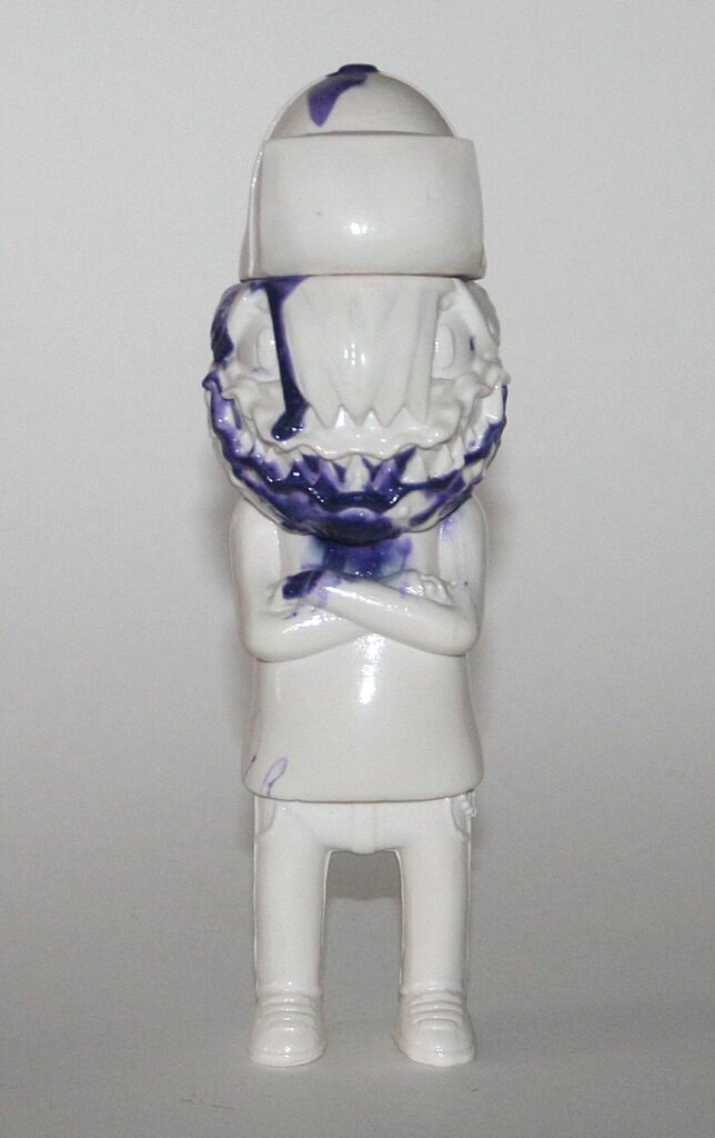 Blurble White & Purple Marbled Kid Toxic