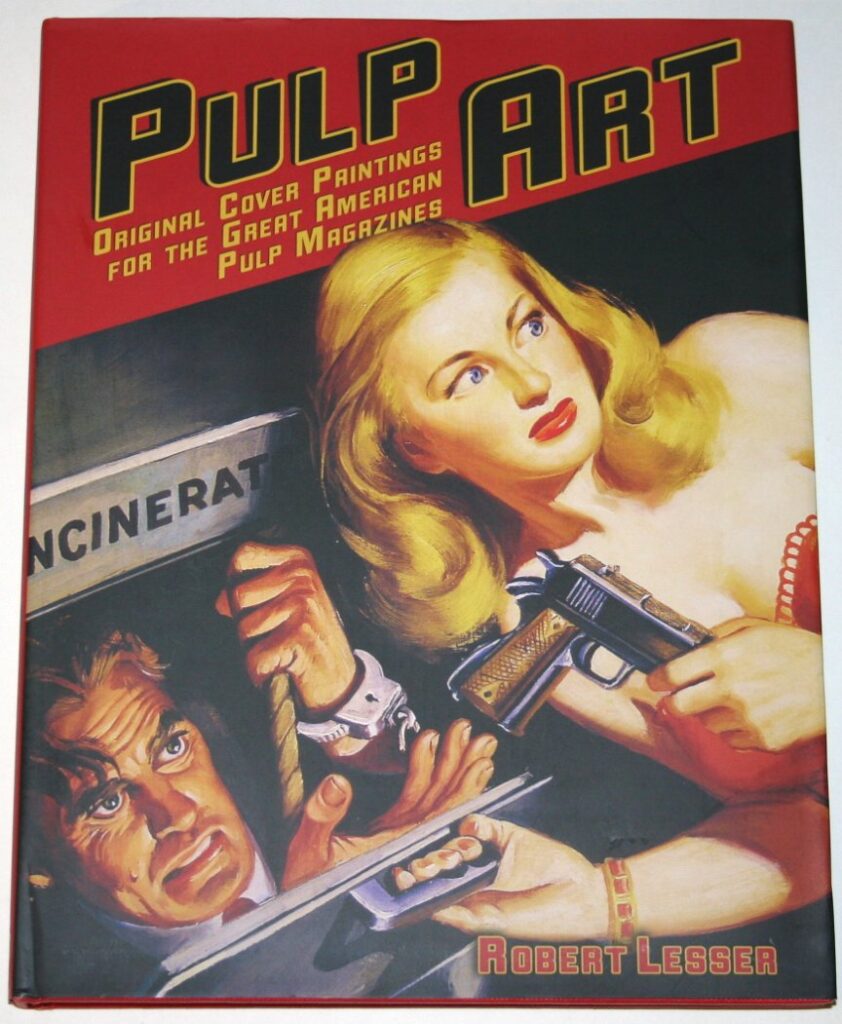 Pulp Art Original Cover Paintings by Robert Lesser
