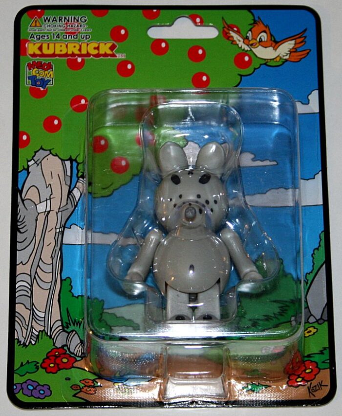 Kubrick 100% Grey Smoking Rabbit Frank Kozik