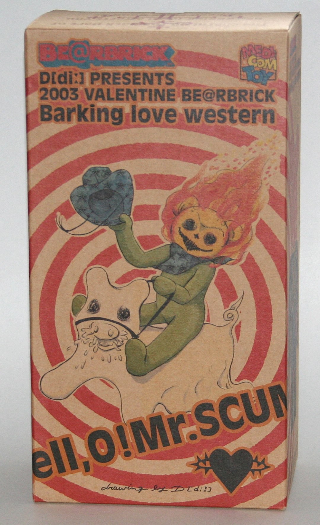 Barking Love Western 400% 2003 Valentine Be@rbrick