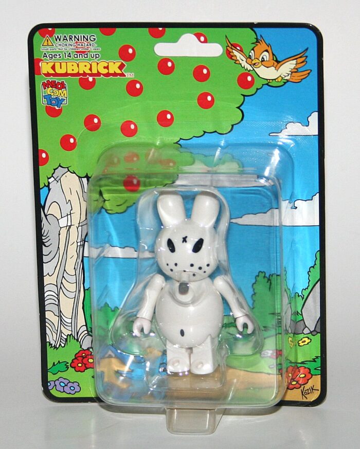 Medicom Kubrick White Smorkin' Labbit MOC Frank Kozik