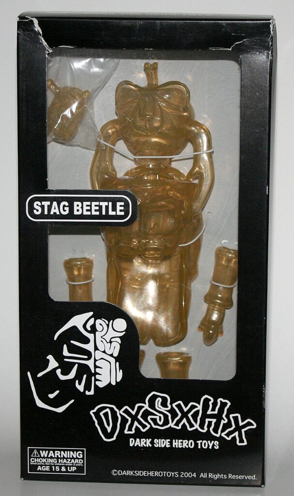 Dark Side Hero Toys Clear Yellow Stag Beetle Suit