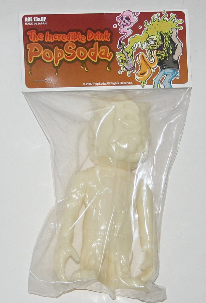Pop Soda x Real Head Unpainted GID Ekitai Chojin