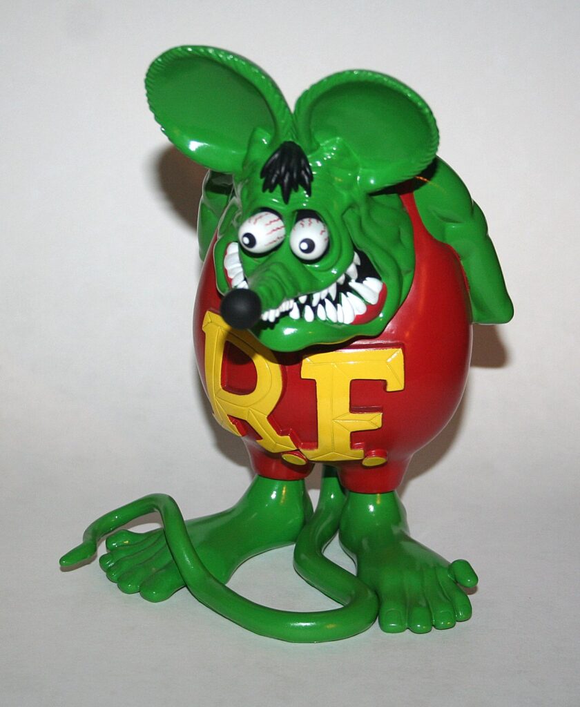 Mooneyes Japan Green Rat Fink - Loose