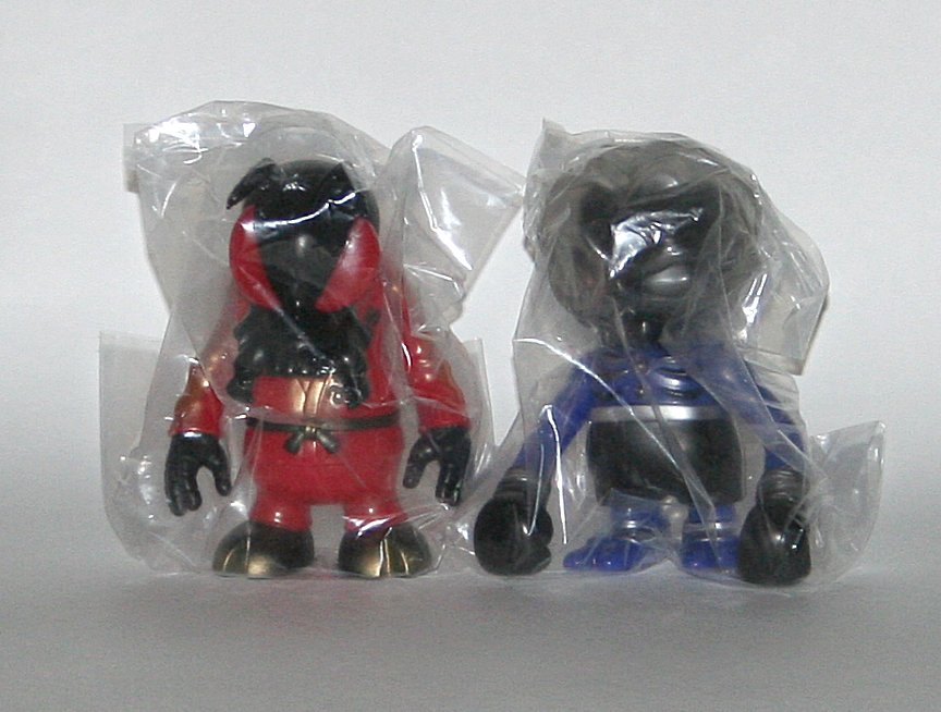 Secret Base x Atmos 2003 Red Skullbee & Blue Skullbrain Set
