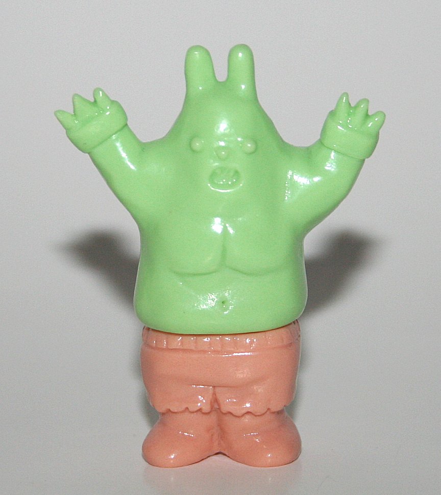 Rampage Toys Micro Green & Flesh Bunny Bear Fighter
