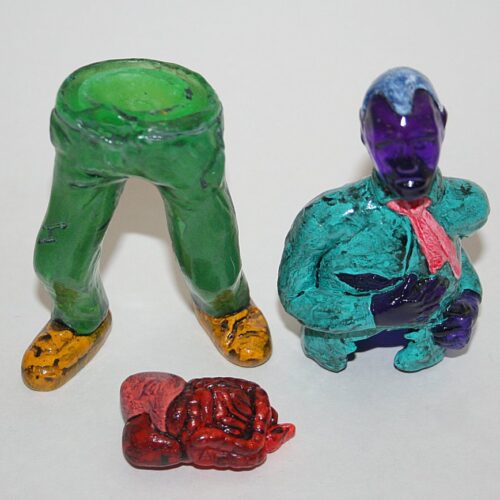 Monstrehero Purple and Green Victim