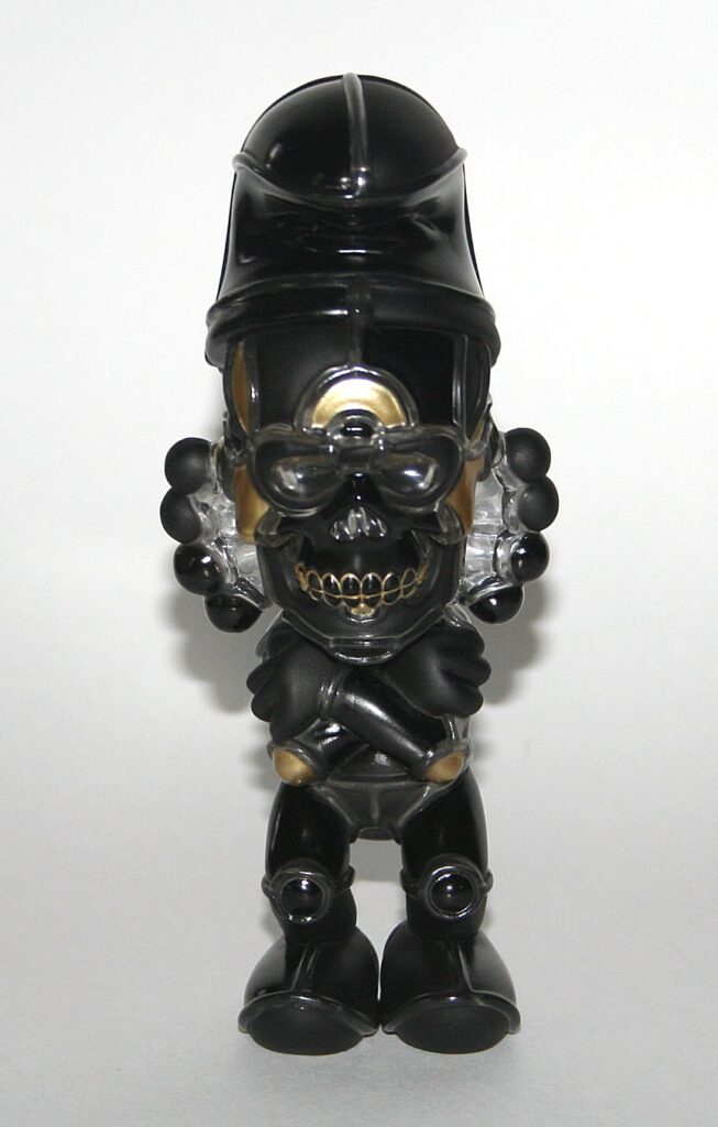 Blackbook Toys x David Flores Black on Clear Deathhead S'murks