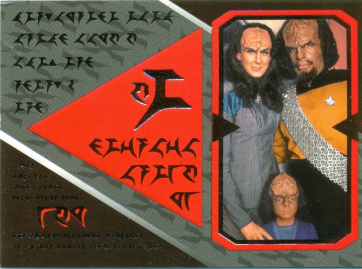 Star Trek TNG Season 3 S13 Klingon Family Values