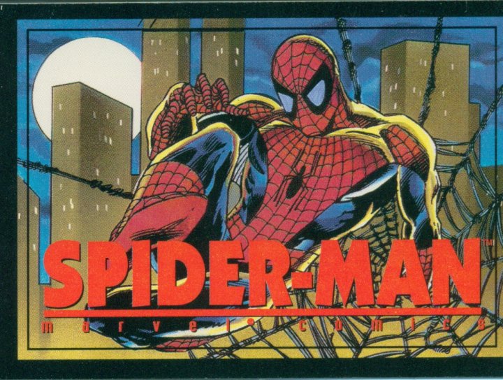 Marvel Crunch 'n Munch Spiderman Card