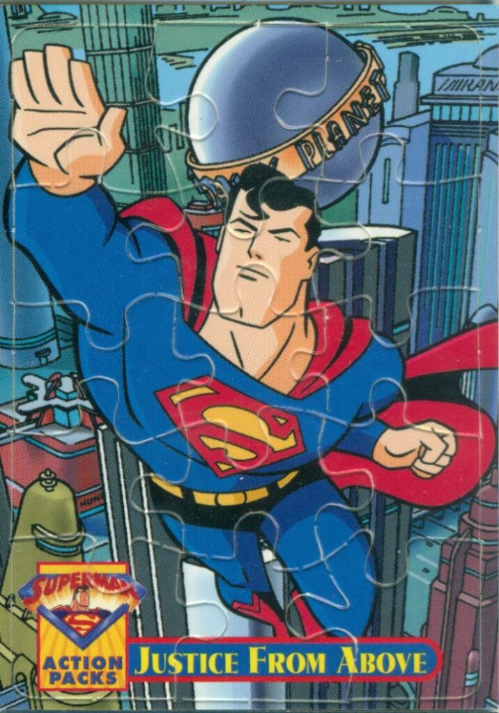 Superman Animated Action Card Pz6