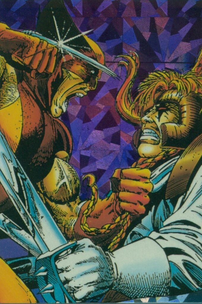Wolverine From Then Til Now Prism Card P3