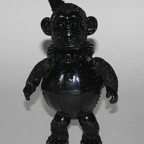 Sale sofubi kikkake toy black blank unique invader alien