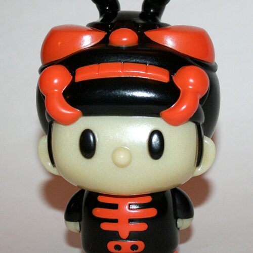 Convex Black & Orange Skullbeetan