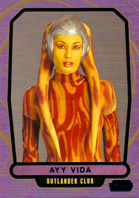 Star Wars Galactic Files Blue Foil #417 Ayy Vida