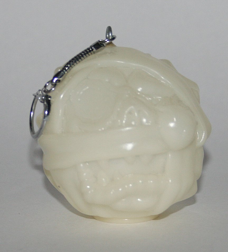 Secret Base Blue GID Obake Dog Head Key Chain
