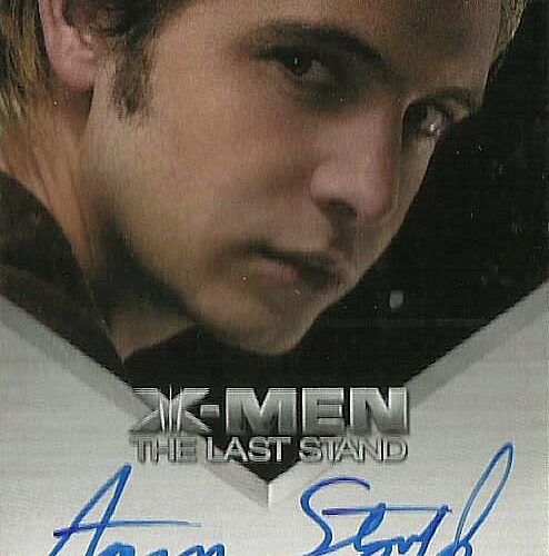 X-Men 3 The Last Stand Aaron Stanford Autograph Card