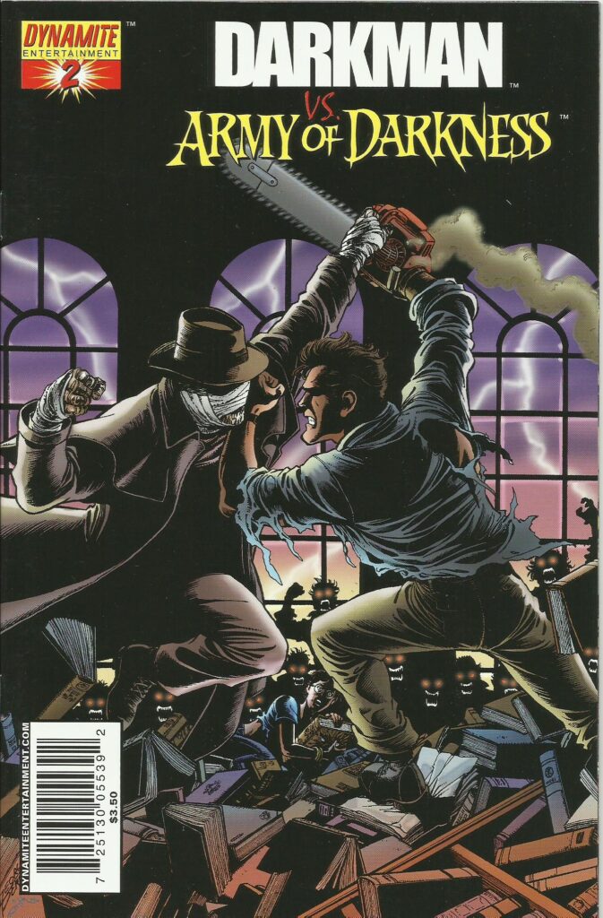 Darkman vs Army of Darkness #2 George Perez Cover