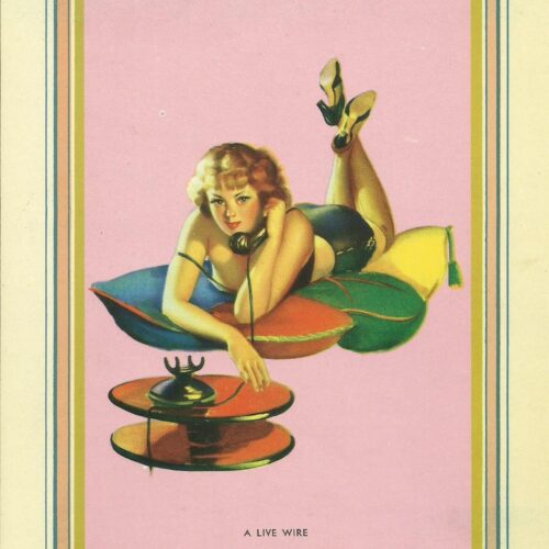A Live Wire Pin Up Print