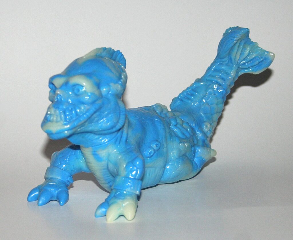 A Colorful Monster Blue and Glow Marbled Throgaa