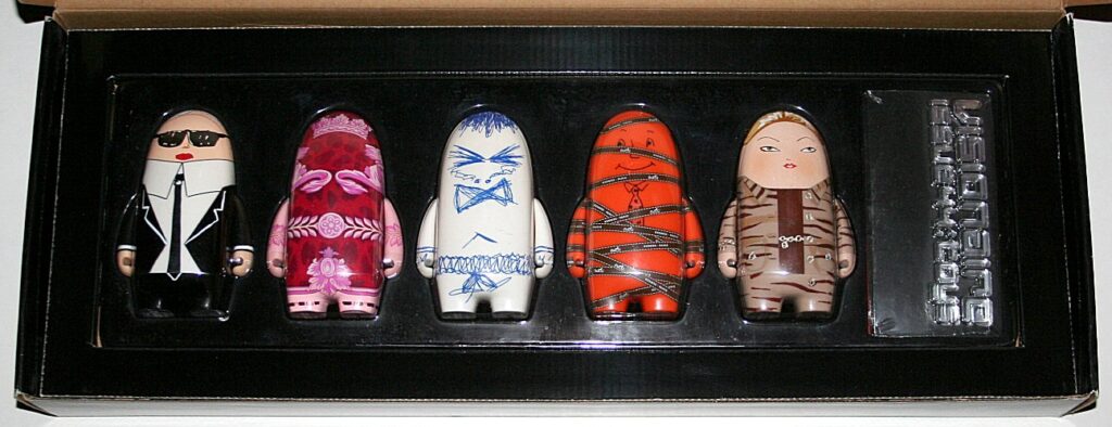Visionaire x Kidrobot 44 Black #1844 Vinyl Figure | Vicious Fun