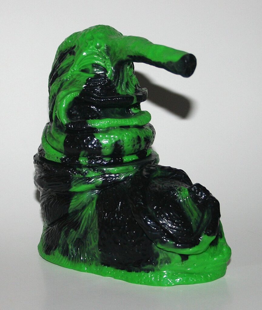 Nate The Milkman Green and Black Marbled Stomak