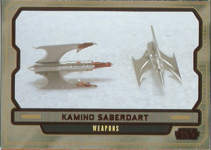 Star Wars Galactic Files 2 Red Foil #601 Kamino Saberdart
