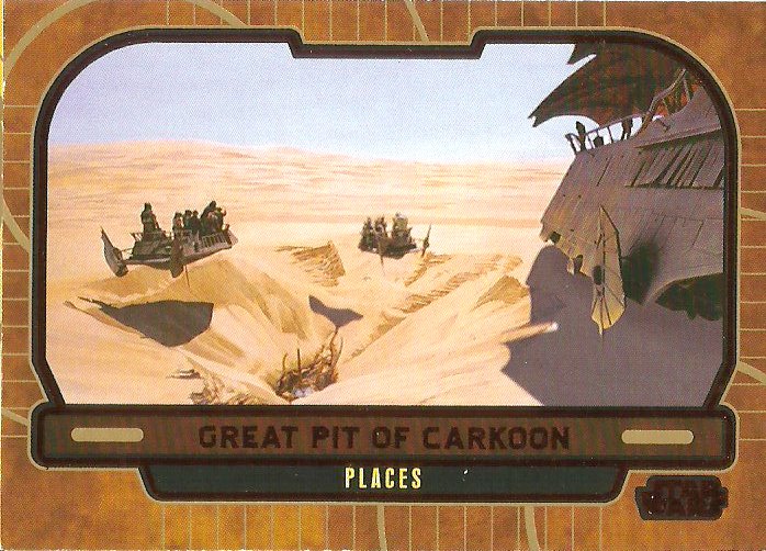 Star Wars Galactic Files 2 Red Foil #667 Great Pit of Carkoon