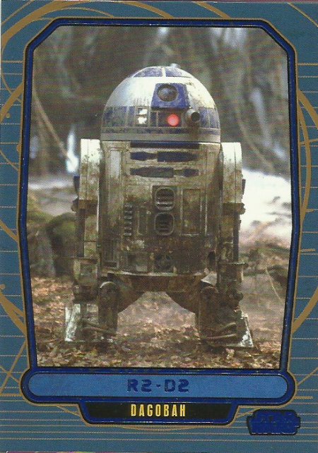 Star Wars Galactic Files Blue Foil #128 R2-D2