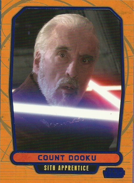Star Wars Galactic Files Blue Foil #92 Count Dooku