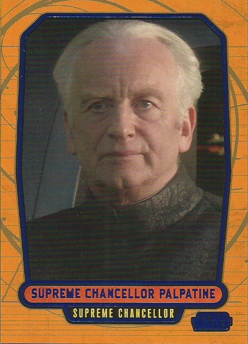 Star Wars Galactic Files Blue Foil #69 Supreme Chancellor Palpatine