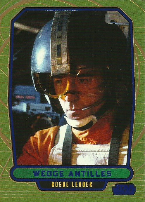 Star Wars Galactic Files Blue Foil #175 Wedge Antilles