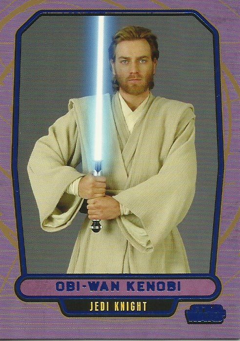 Star Wars Galactic Files Blue Foil #33 Obi-Wan Kenobi