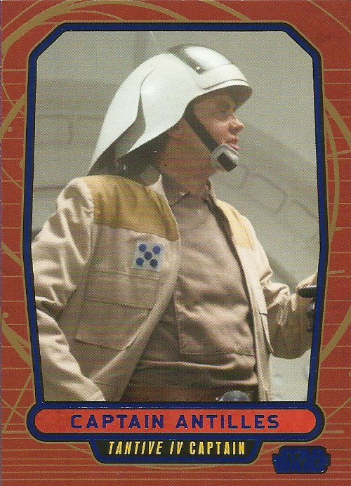 Star Wars Galactic Files Blue Foil #115 Captain Antilles
