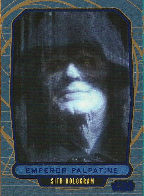 Star Wars Galactic Files Blue Foil #134 Emperor Palpatine