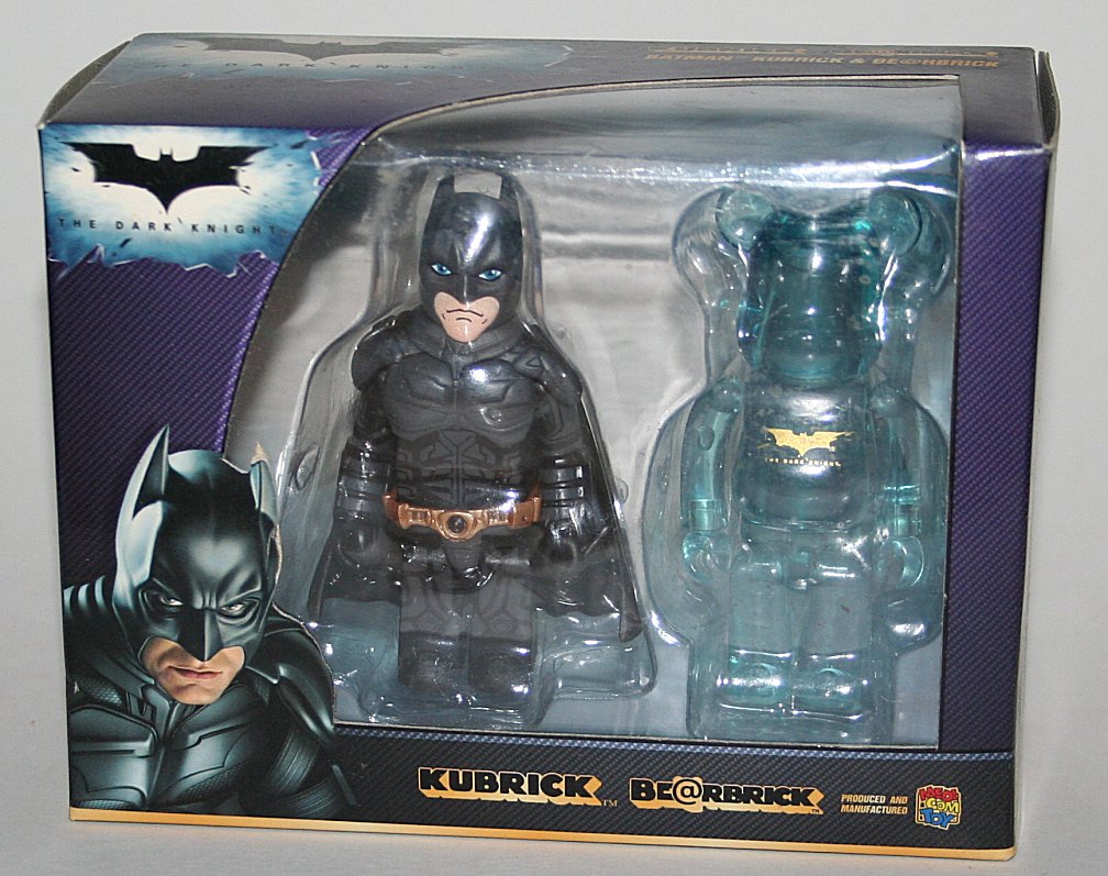 Medicom The Dark Knight Batman Kubrick & Be@rbrick Set