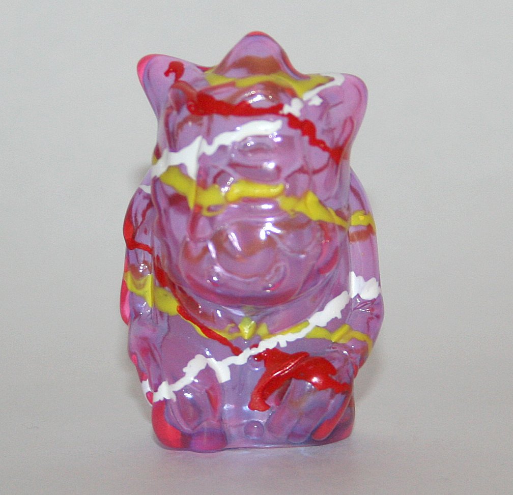 Pop Soda Handpaint Purple Finger Puppet