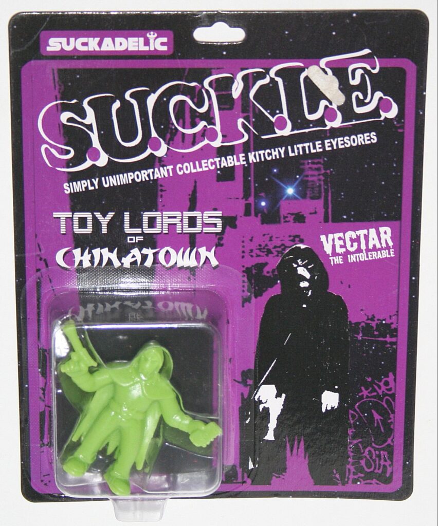 Suckadelic SUCKLE Groovy Green Vectar the Intolerable Carded