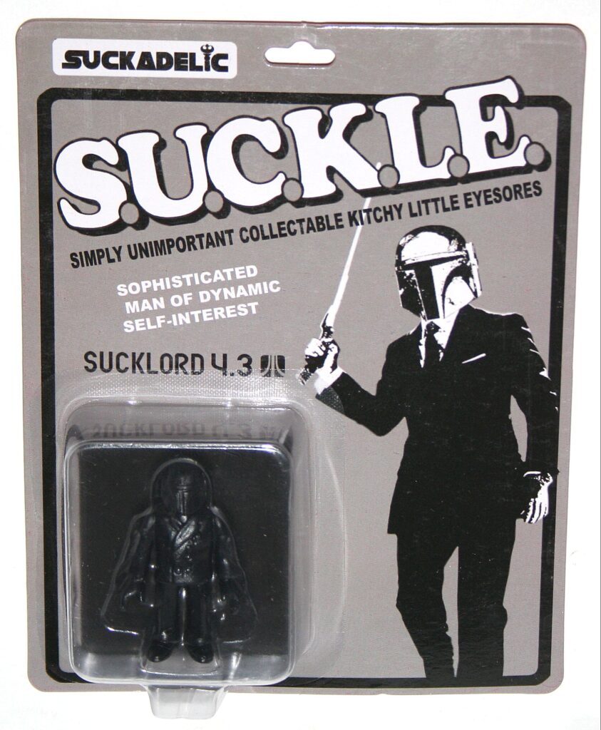 Suckadelic SUCKLE Black Sucklord 4.3 Carded