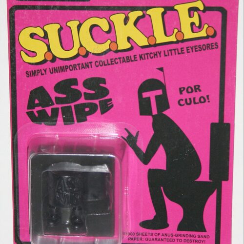 Suckadelic SUCKLE Black Ass Wipe Carded