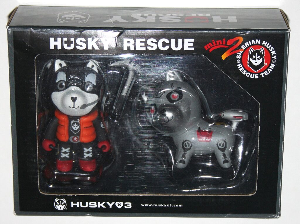 Husky Rescue Mini Set 2 Rock & Metal Rocket