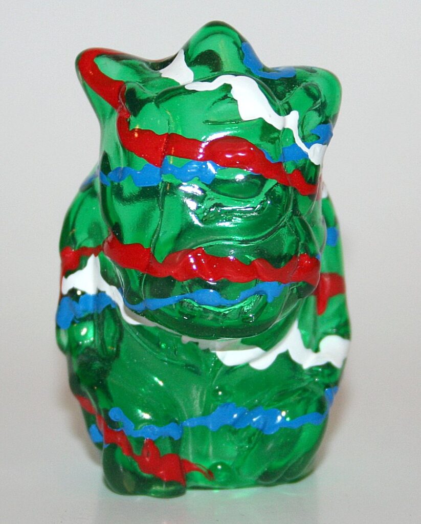 Pop Soda Handpaint Green Finger Puppet